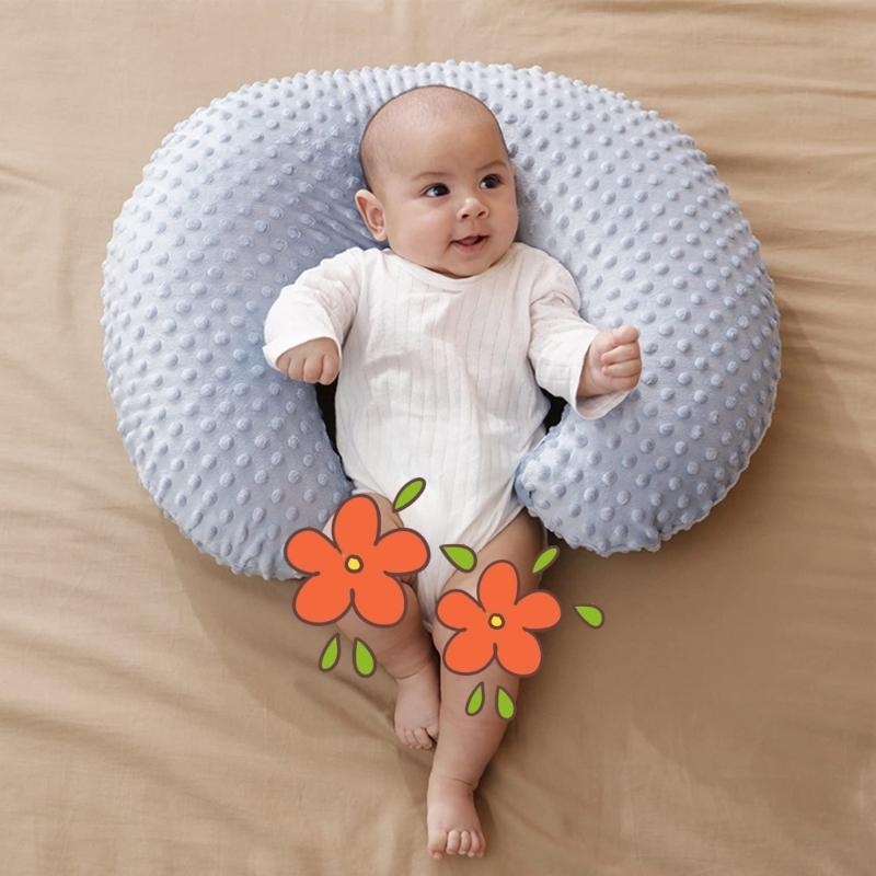 J15U 아기 모유 수유 베개 점선 뒷면, 단색 머리  - Nursing Pillow Breastfeeding 리뷰 및 가격