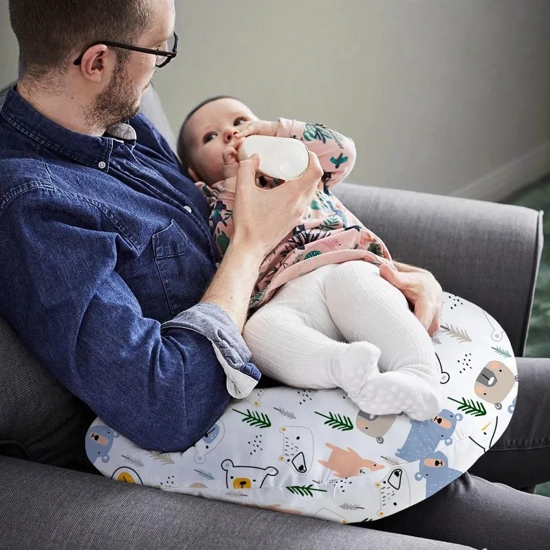 수유 베개 커버 신축성 있는 밍키 탈부착 가능한 수유  - Nursing Pillow Breastfeeding 리뷰 및 가격