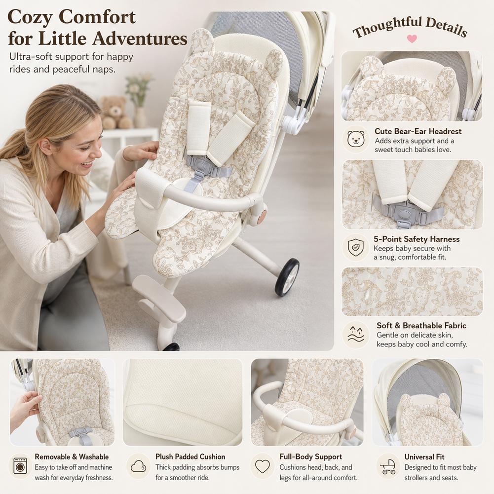 아기 유모차 시트 쿠션 소프트 매트리스 어린이 유모차  - Infant Car Seat Cover 리뷰 및 가격